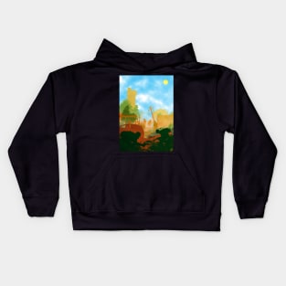 The Last of Us Silhouette Kids Hoodie